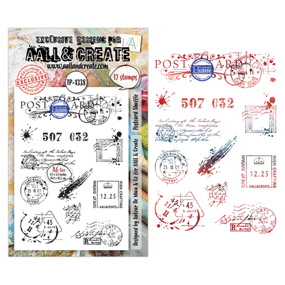 TP-1338 - A6 Stamp Sets - Postcard Shuffle