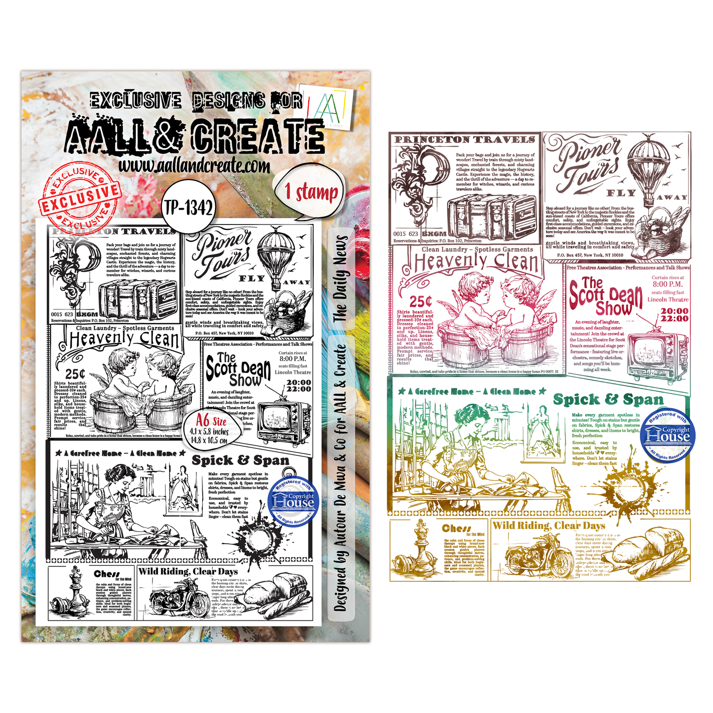 TP-1342 - A6 Stamp Sets - The Daily News