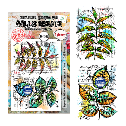 TP-1345 - A6 Stamp Set - Still Green