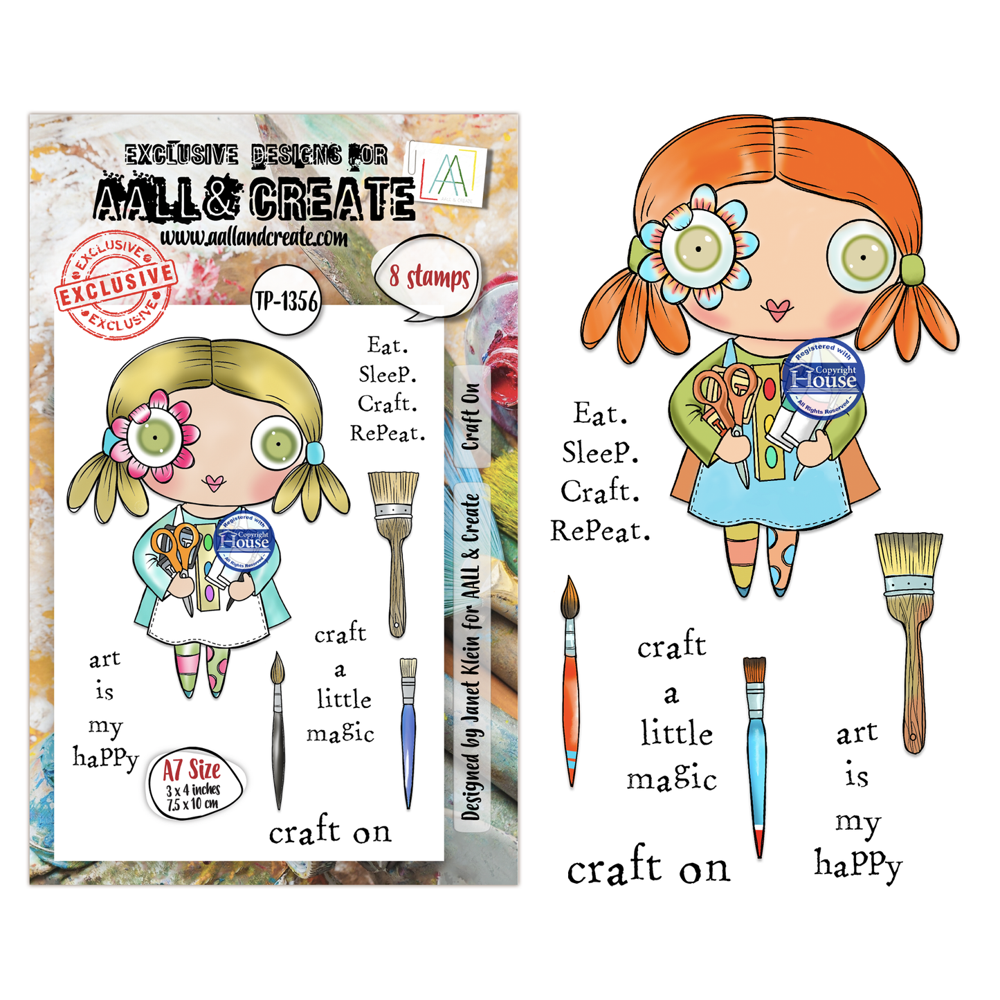 TP-1356 - A7 Stamp Sets - Craft On