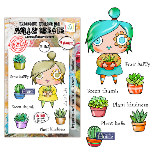 TP-1360 - A7 Stamp Sets - Plant Hugs