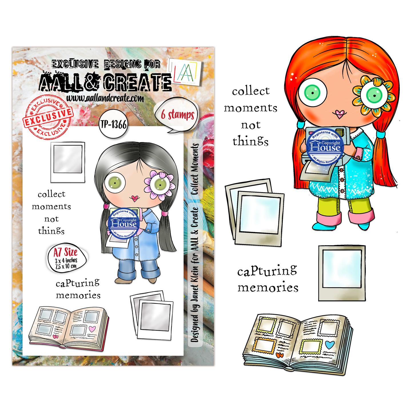 TP-1366 - A7 Stamp Sets - Collect Moments