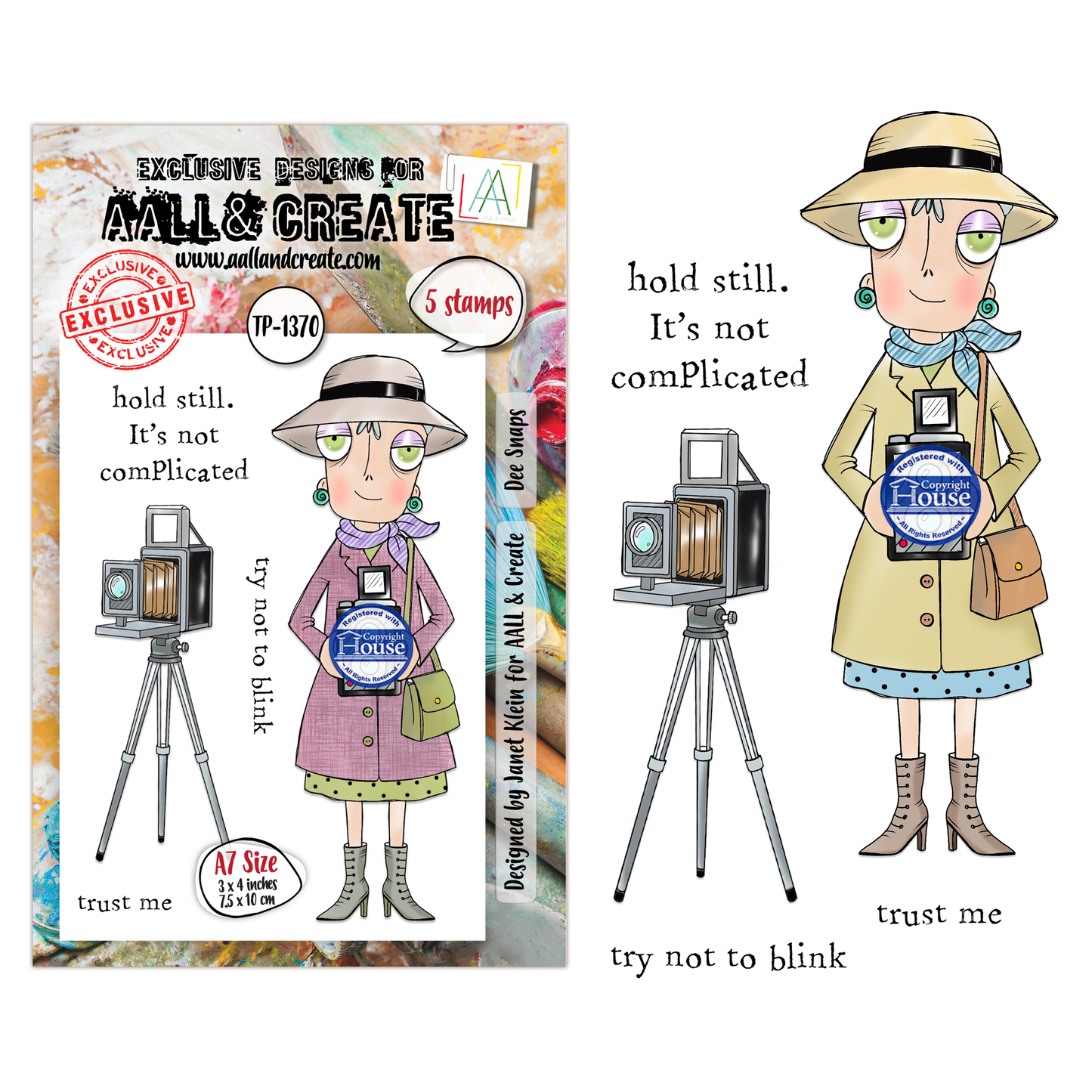 TP-1370 - A7 Stamp Sets - Dee Snaps