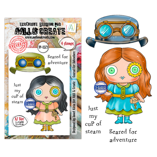 TP-1372 - A7 Stamp Sets - Geared For Adventure