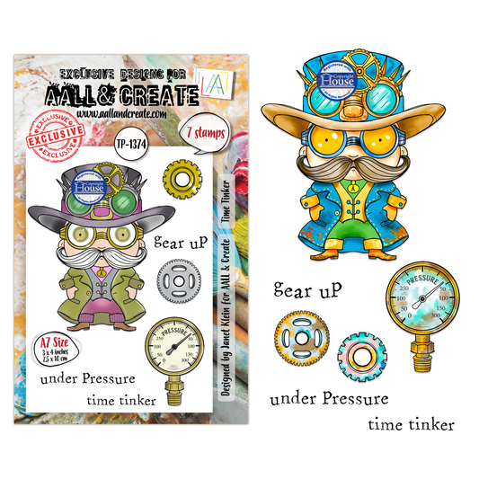 TP-1374 - A7 Stamp Sets - Time Tinker - ship from 19th June