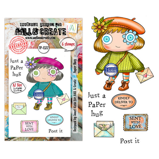 TP-1377 - A7 Stamp Sets - Paper Hug