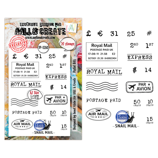 TP-1380 - A7 Stamp Sets - Postal Bits