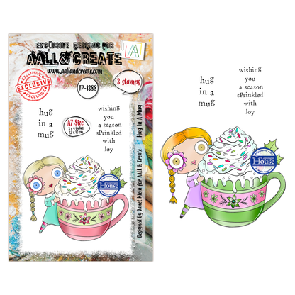 TP-1388 - A7 Stamp Set - Hug In A Mug