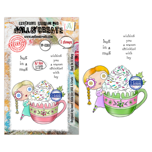 TP-1388 - A7 Stamp Set - Hug In A Mug