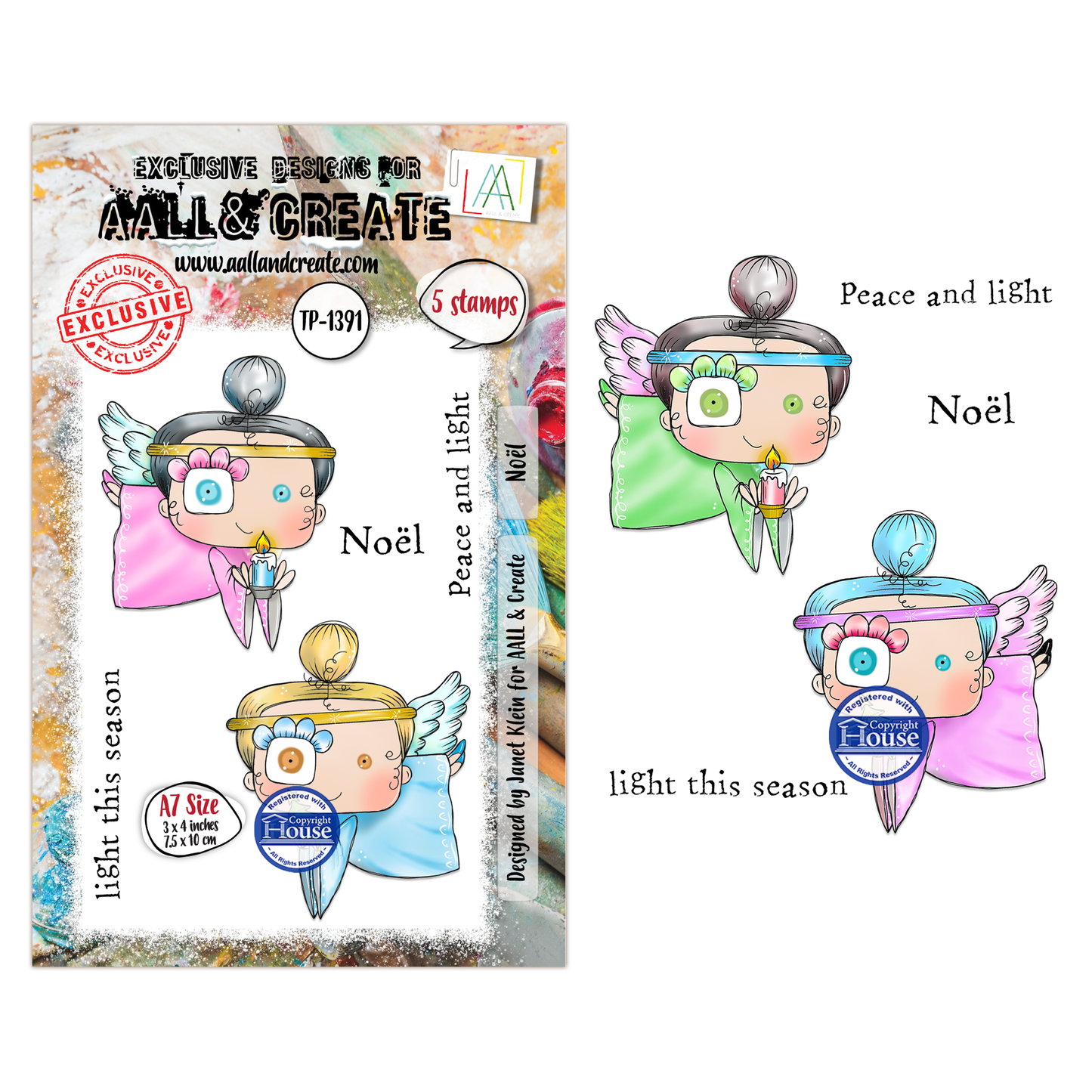 TP-1391 - A7 Stamp Set - Noël