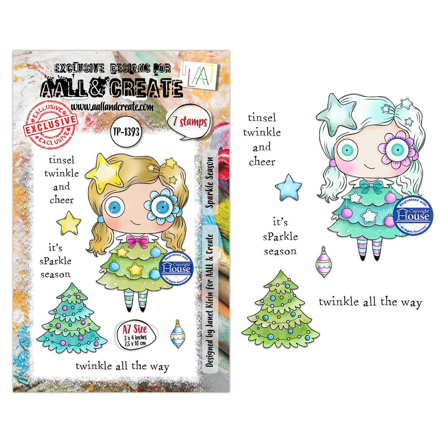 TP-1393 - A7 Stamp Set - Sparkle Season