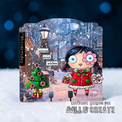 PA-35 - A6 Design Paper - Snowfall & Stains