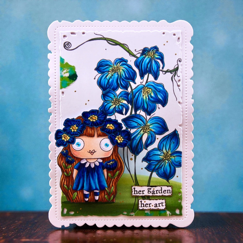 #TP-1285 - A7 Stamp Set - Her Garden
