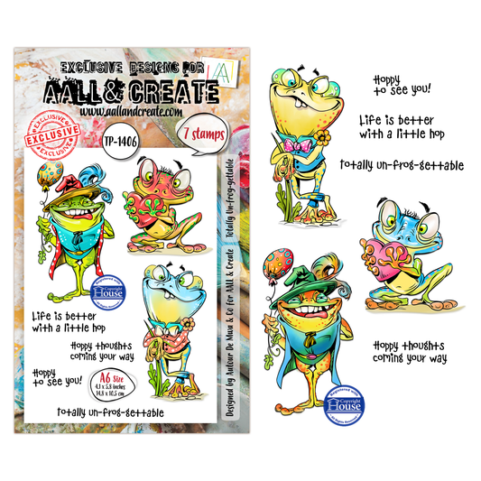 TP-1406 - A6 Stamp Sets - Tottaly Un-frog-gettable