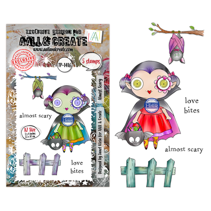 TP-1416 - A7 Stamp Set - Almost Scary