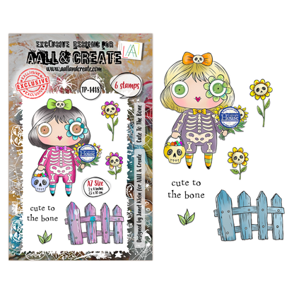 TP-1418 - A7 Stamp Set - Cute To The Bone