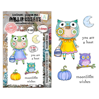 TP-1421 - A7 Stamp Set - Moonlight Wishes