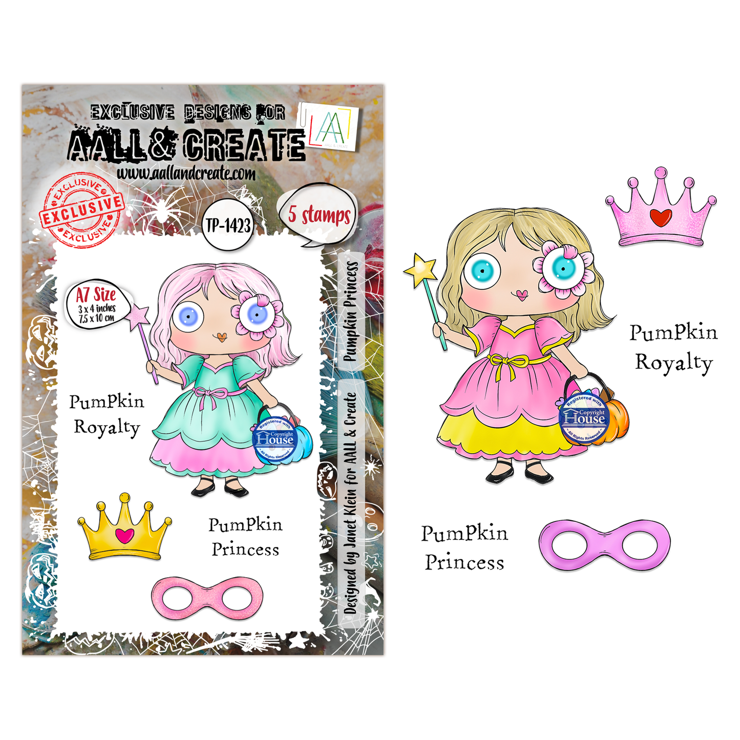 TP-1423 - A7 Stamp Set - Pumpkin Princess