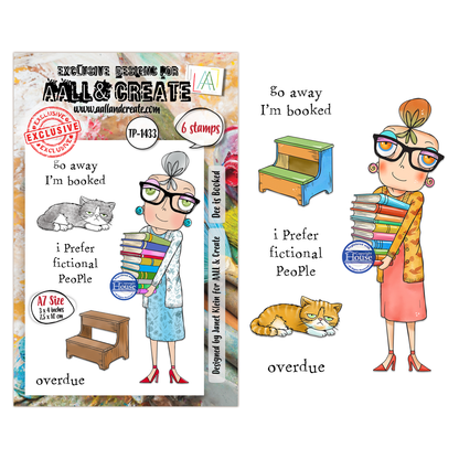 TP-1433 - A7 Stamp Sets - Dee is Booked
