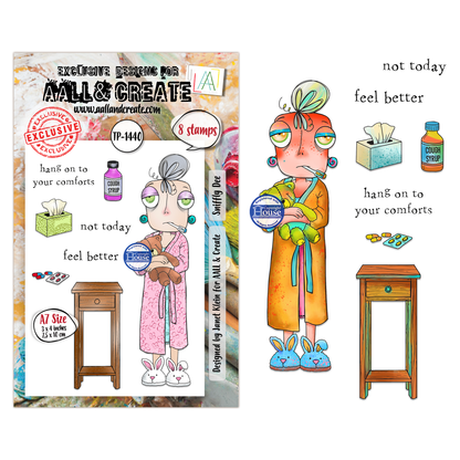 TP-1440 - A7 Stamp Sets - Sniffly Dee