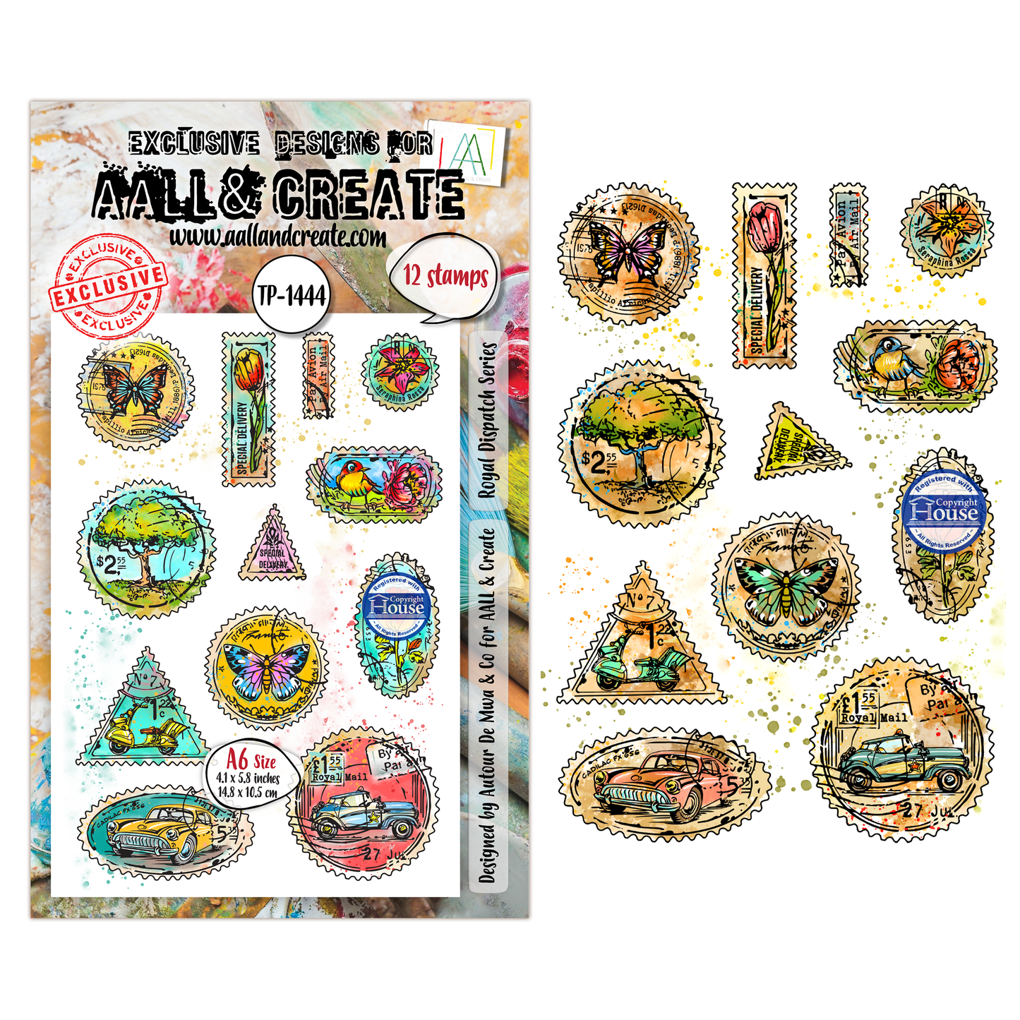 TP-1444 - A6 Stamp Sets - Royal Dispatch Series