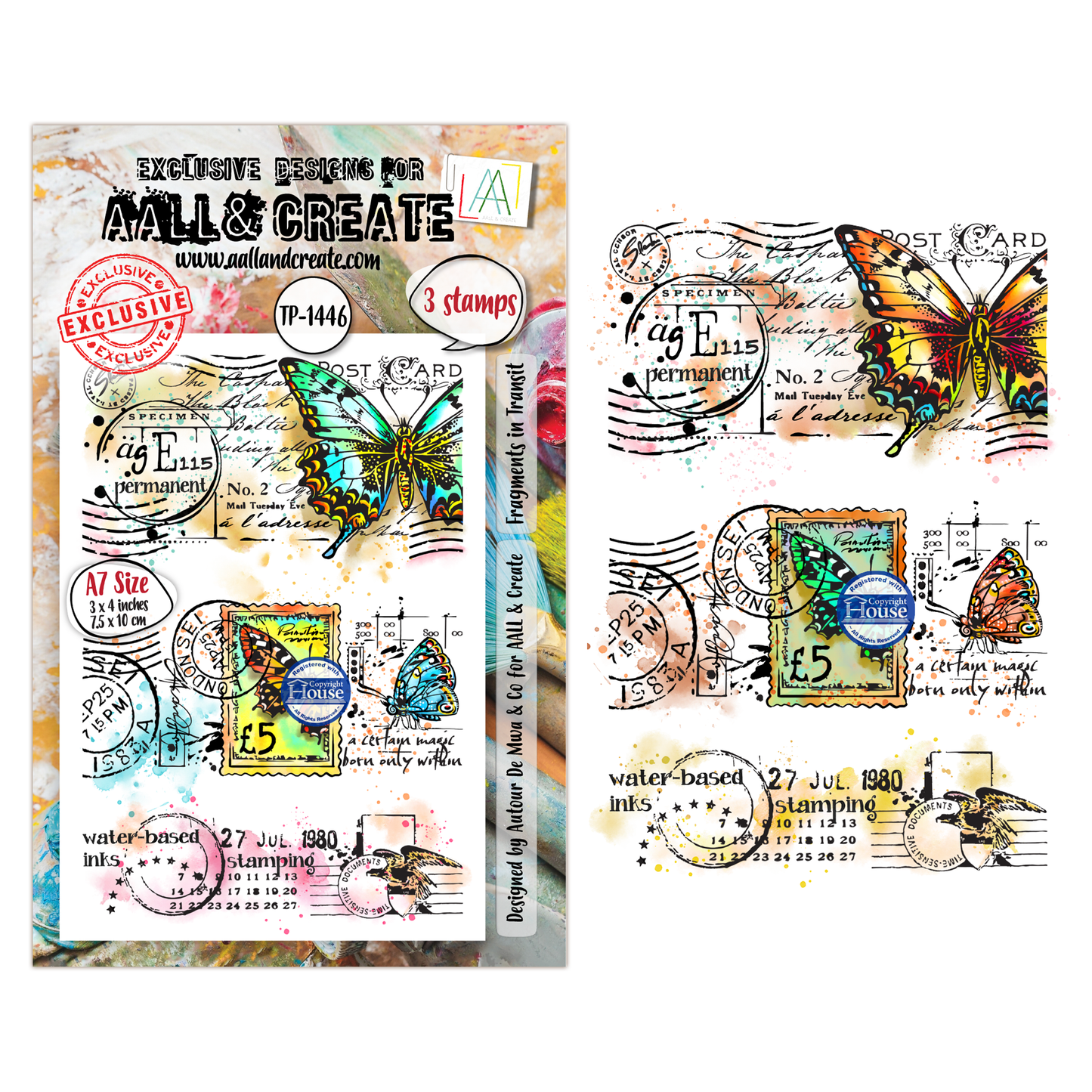 TP-1446 - A7 Stamp Sets - Fragments in Transit