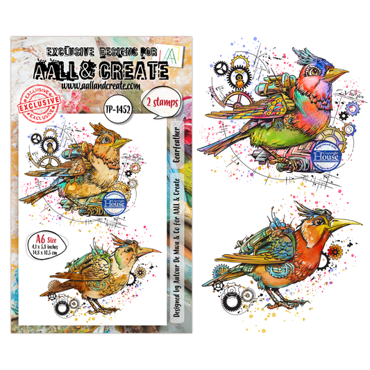 TP-1452 - A6 Stamp Sets - Gearfeather