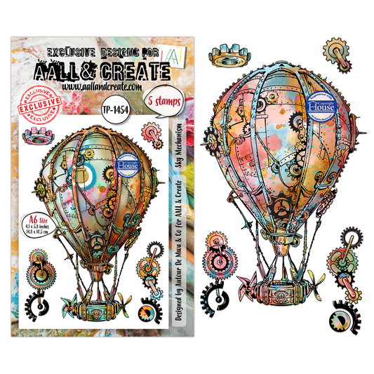 TP-1454 - A6 Stamp Sets - Sky Mechanism