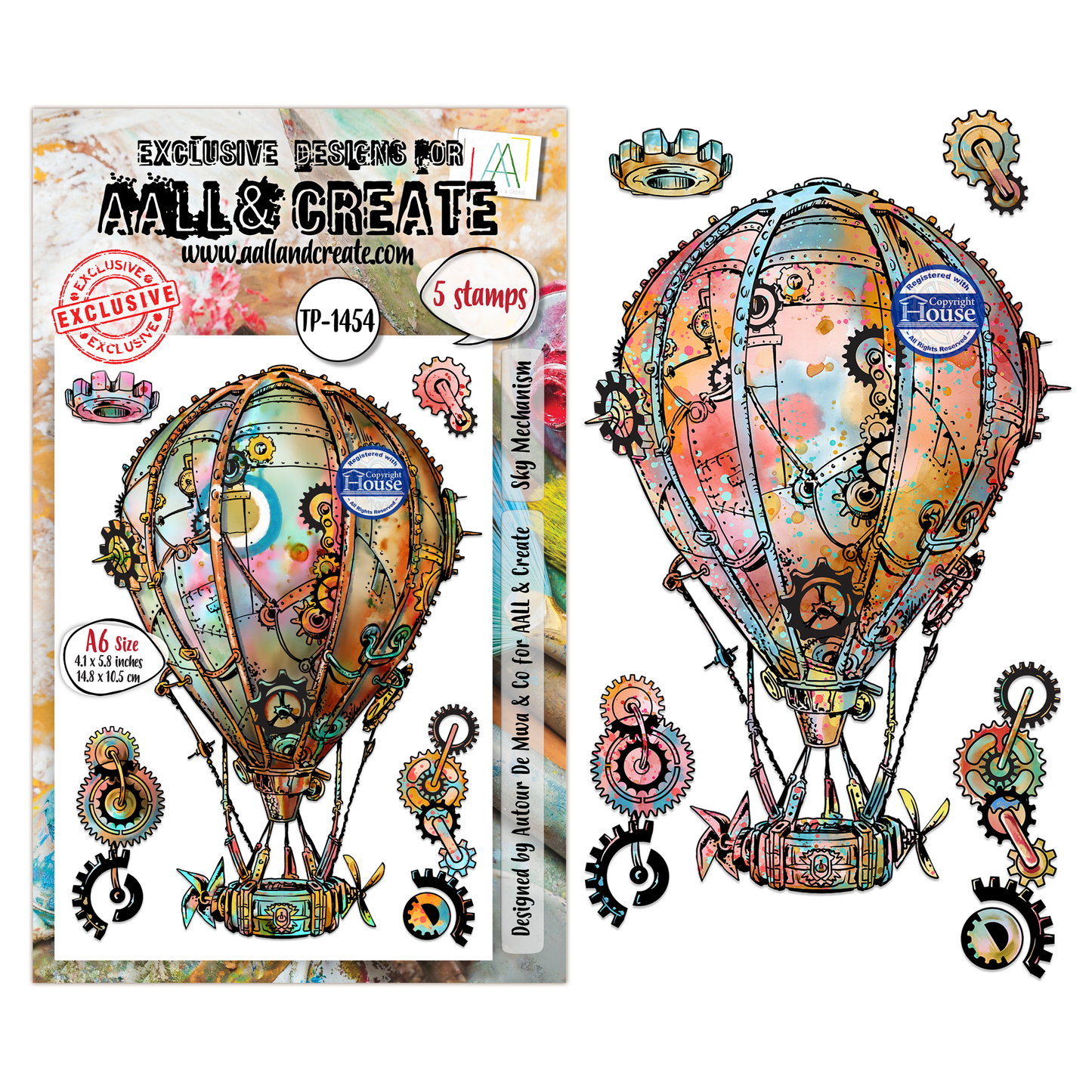 Autour de Mwa Gearlight Core Stamp Bundle