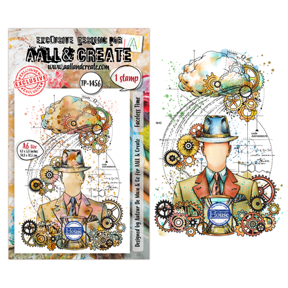 TP-1456 - A6 Stamp Sets - Faceless Time