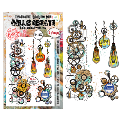 TP-1457 - A6 Stamp Sets - Gearlight Glow