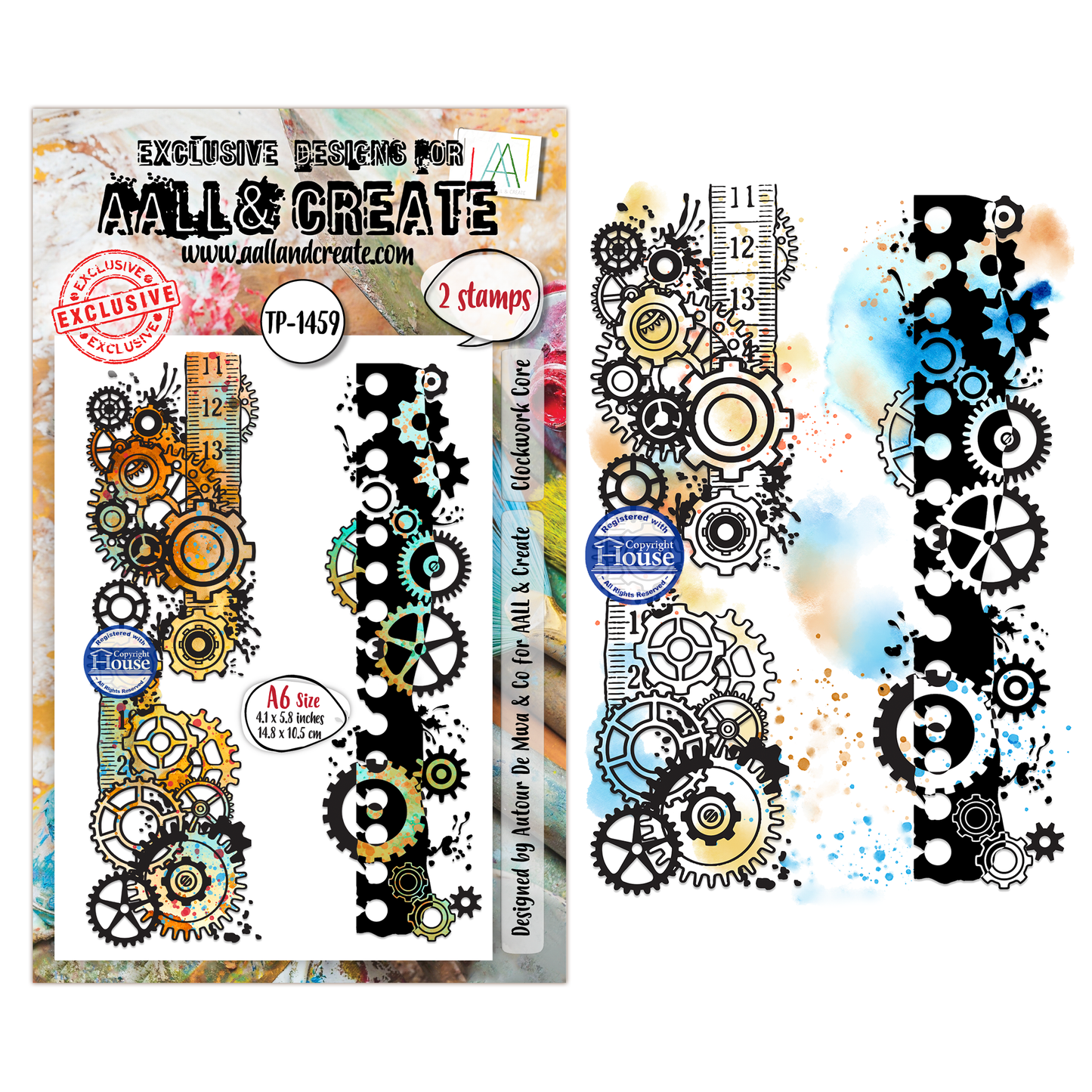 Autour de Mwa Gearlight Core Stamp Bundle