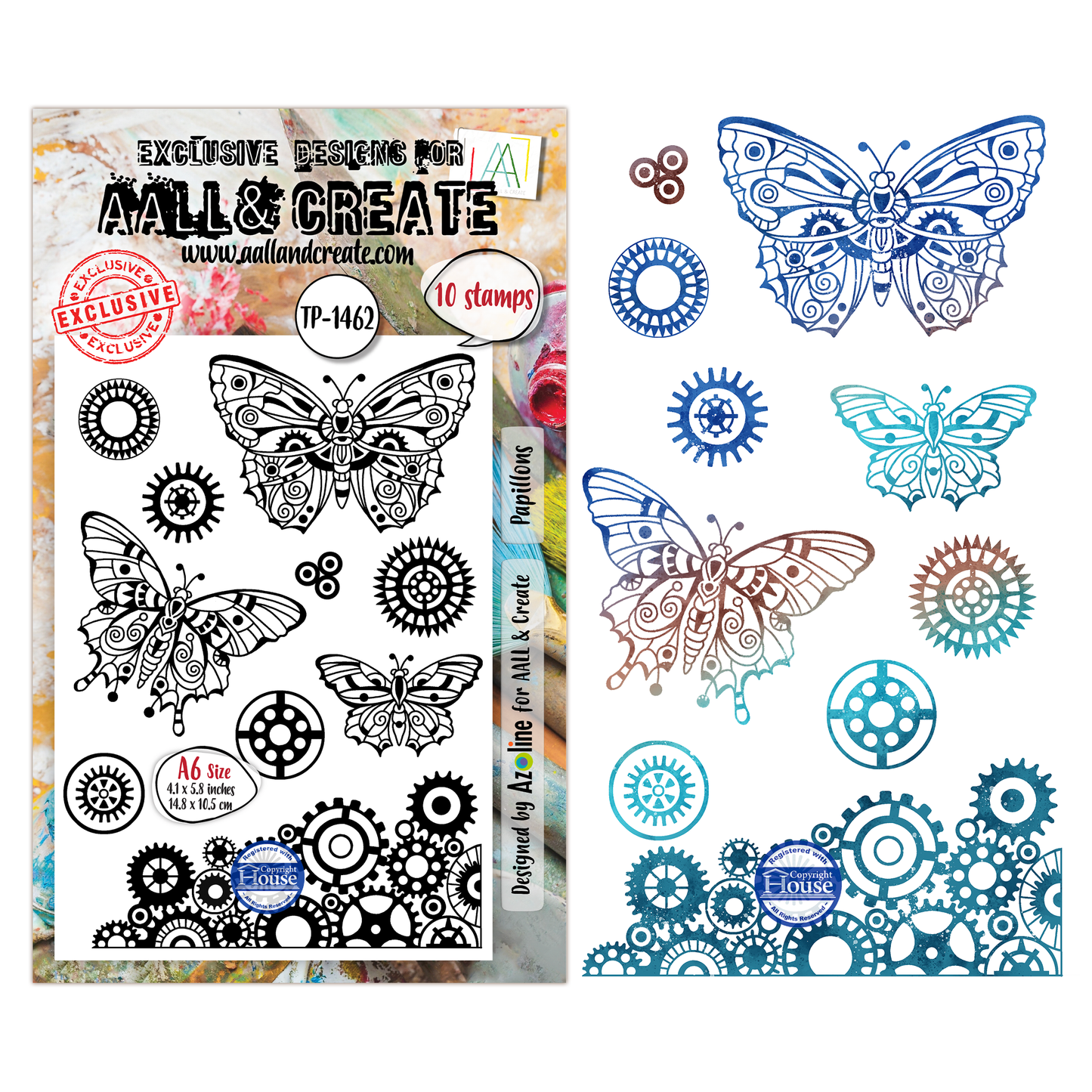 Azoline Cercle De Couleurs Stamp Bundle