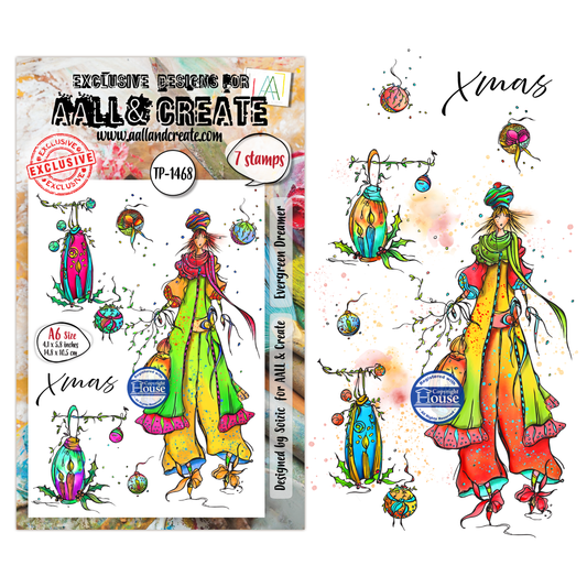 TP-1468 - A6 Stamp Set - Evergreen Dreamer