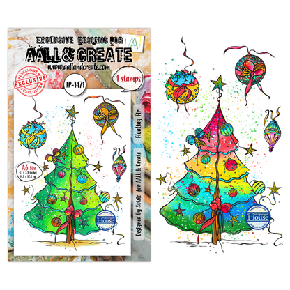 TP-1471 - A6 Stamp Set - Floating Fir