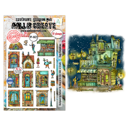 TP-1472 - A5 Stamp Set - Tiny Kingdoms