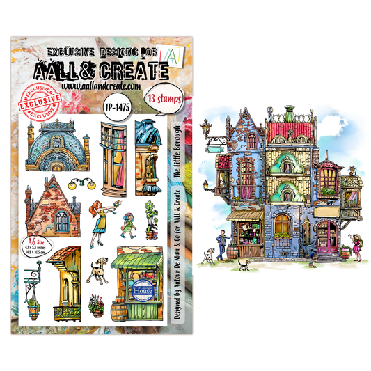 TP-1475 - A6 Stamp Set - The Little Borough