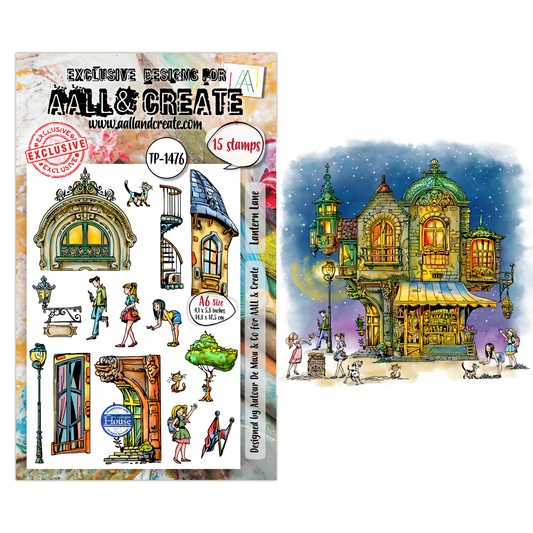 TP-1476 - A6 Stamp Set - Lantern Lane