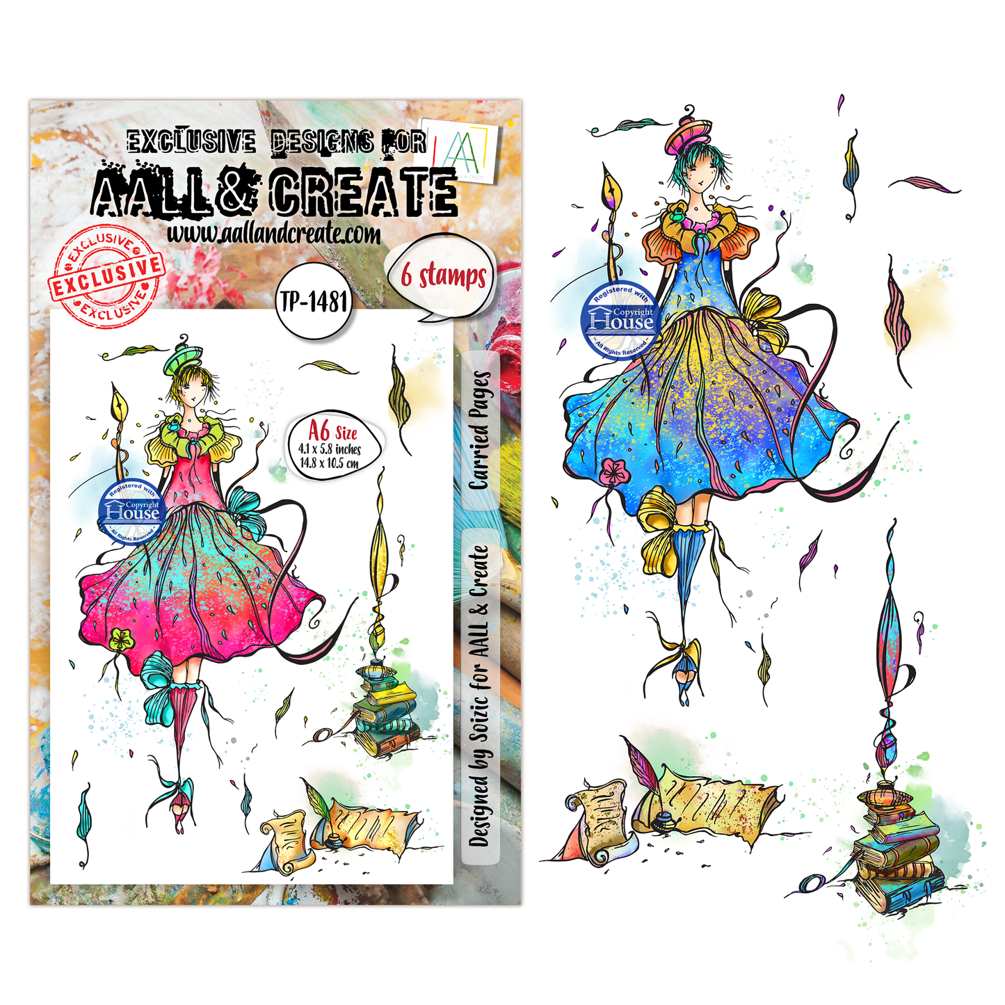 TP-1481 - A6 Stamp Sets - Carried Pages