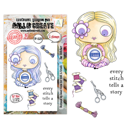 TP-1501 - A7 Stamp Set - The Stitcher