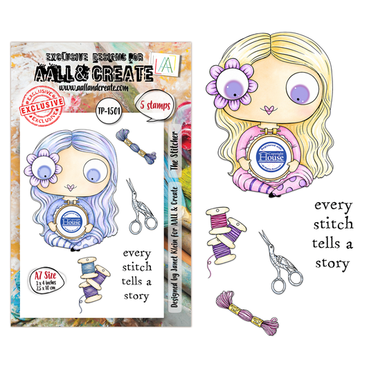 TP-1501 - A7 Stamp Set - The Stitcher