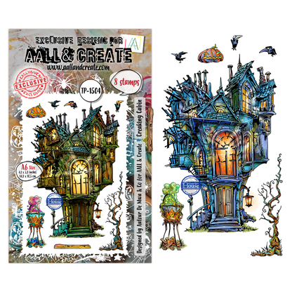 TP-1504 - A6 Stamp Set - Creaking Cabin