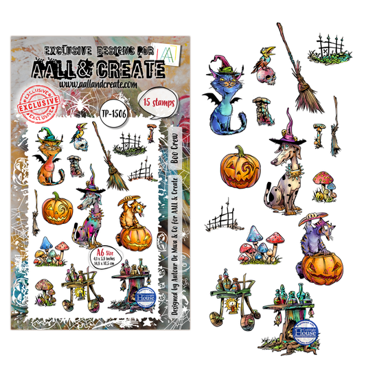 TP-1506 - A6 Stamp Set - Boo Crew