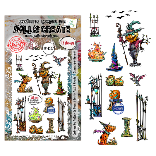TP-1507 - A6 Stamp Set - Scarecrow Hollow