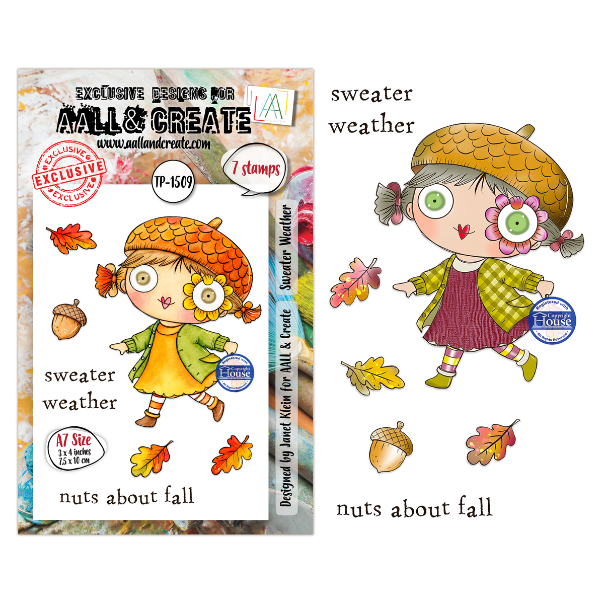 TP-1509 - A7 Stamp Set - Sweater Weather