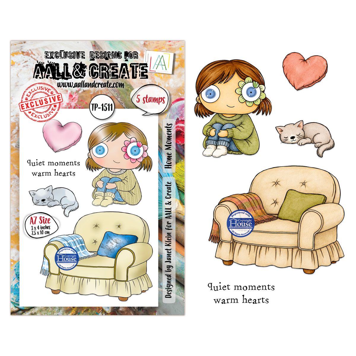 TP-1511 - A7 Stamp Set - Home Moments