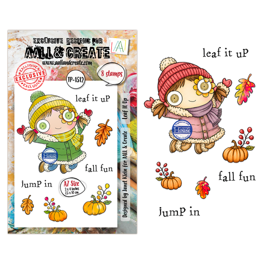 TP-1512 - A7 Stamp Set - Leaf It Up