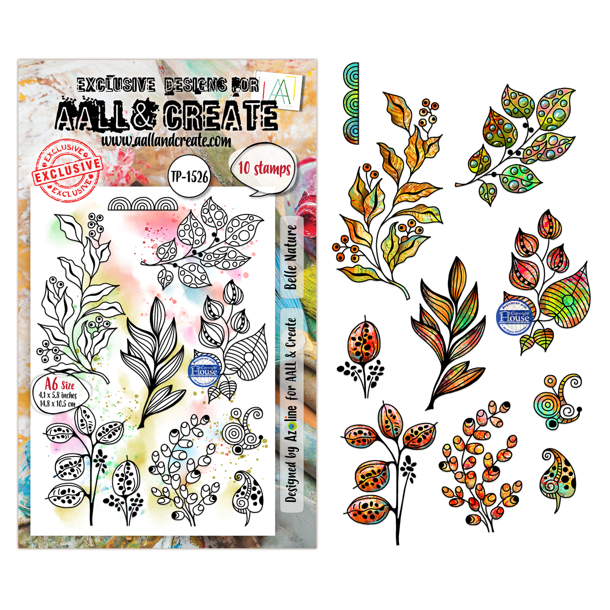 TP-1526 - A6 Stamp Set - Belle Nature
