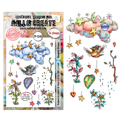TP-1540 - A6 Stamp Set - Hanging Dreams