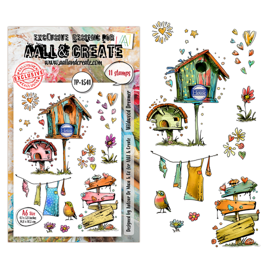 TP-1541 - A6 Stamp Set - Wildwood Dreamer